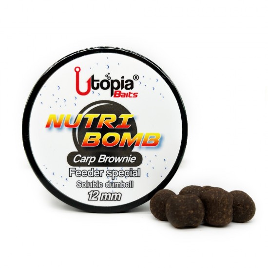 Momeala Scufundatoare Utopia Baits - Nutri Bomb Big Fish Carp Brownie